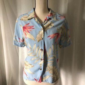 Vintage Bird of Paradise Hawaiian Shirt
